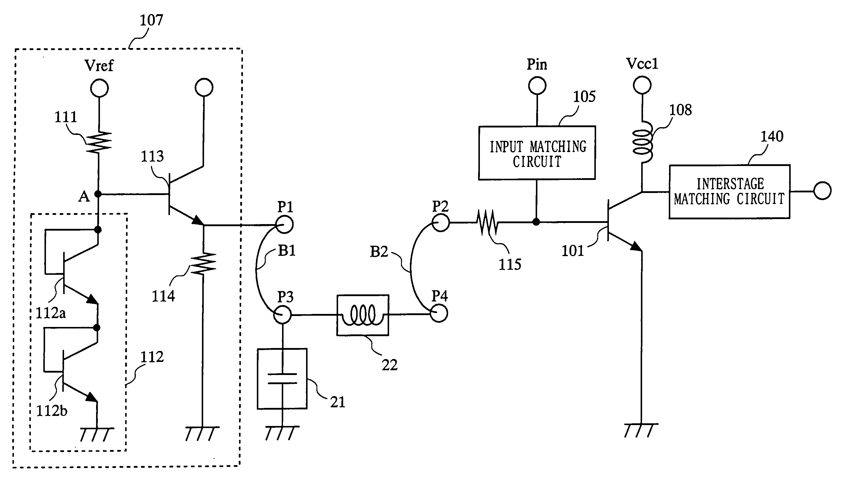 High-frequency power amplifier