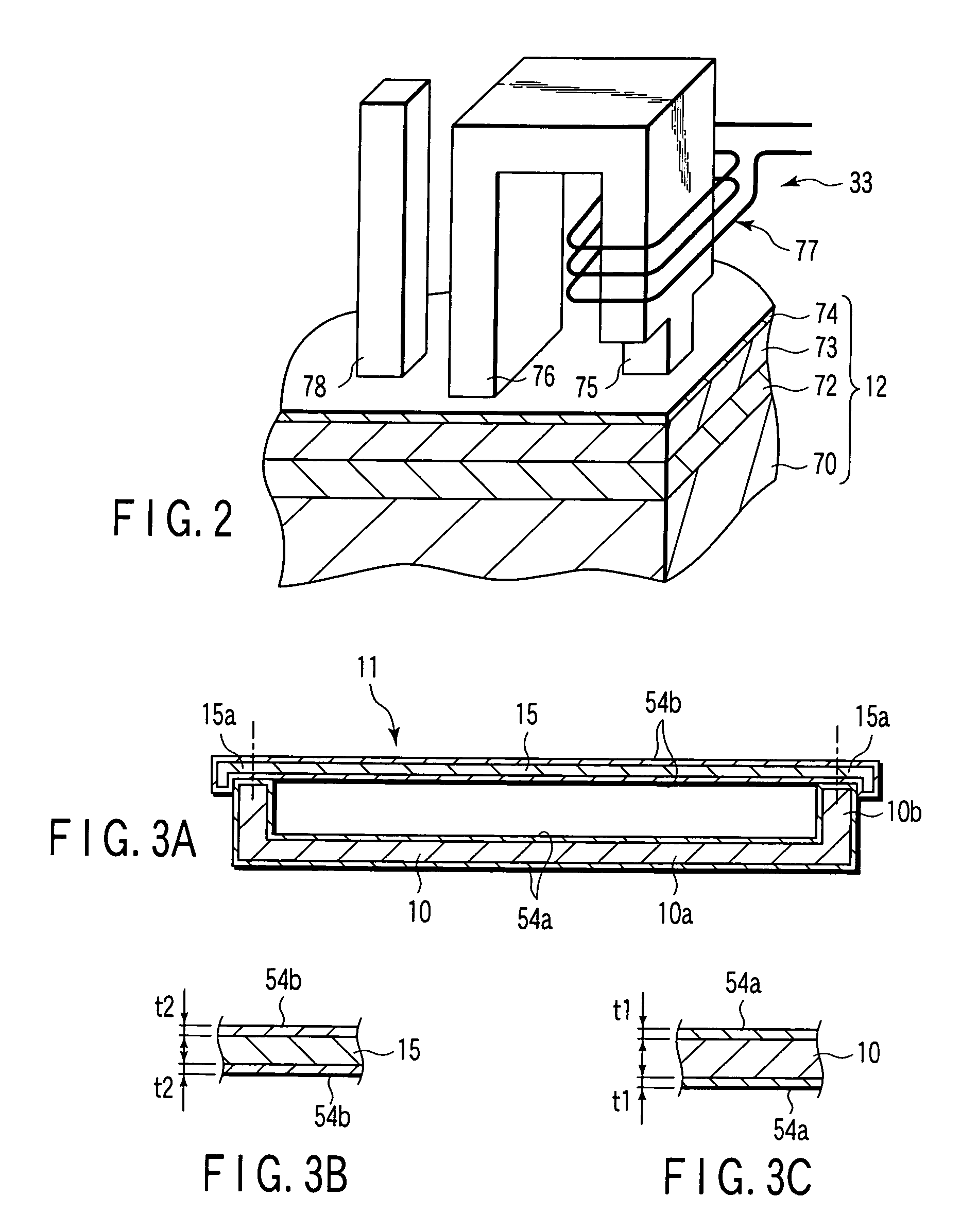 Disk drive with non-magnetic cover and base plated with conductively connected magnetic shielding layers