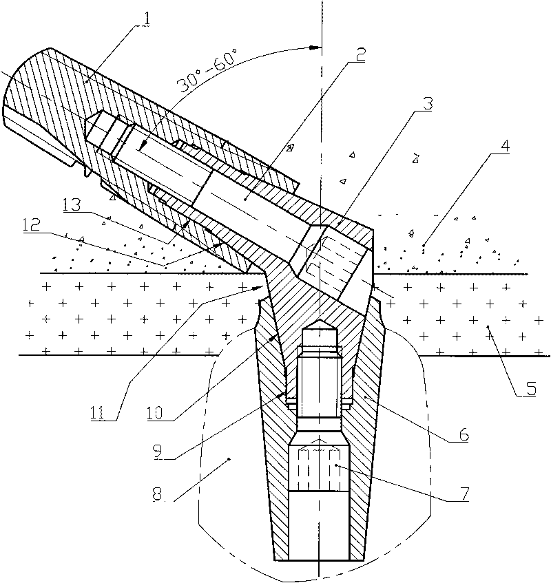 Bending large-angle base station device