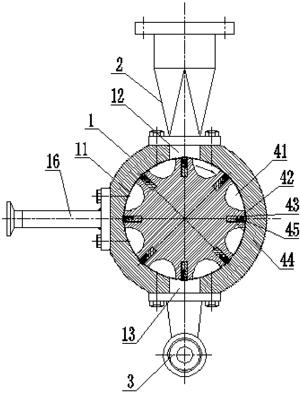 High-pressure rotary valve