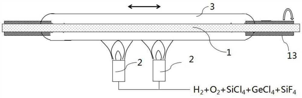 Optical fiber preform and preparation method thereof