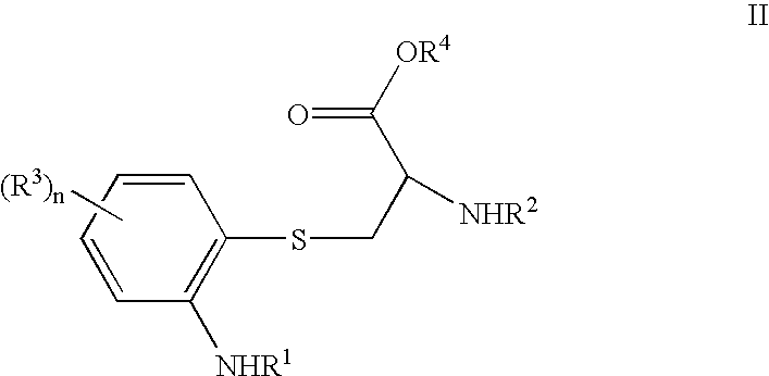 Substituted 2-amino-3-(2-amino-phenylsulfanyl)-propionic acids