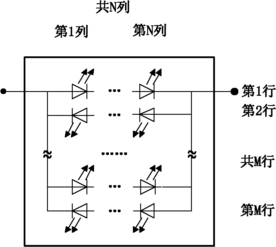 Integration method of LED lighting circuit and LED lighting integrated chip