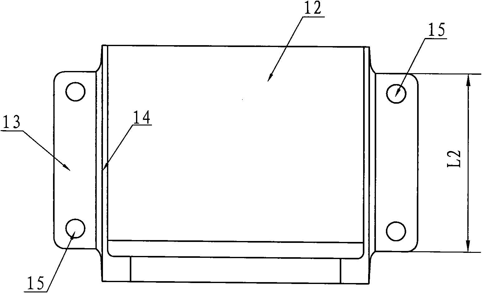 Compound fixture for processing matched seam allowance on upper body of motor car bogie axle box