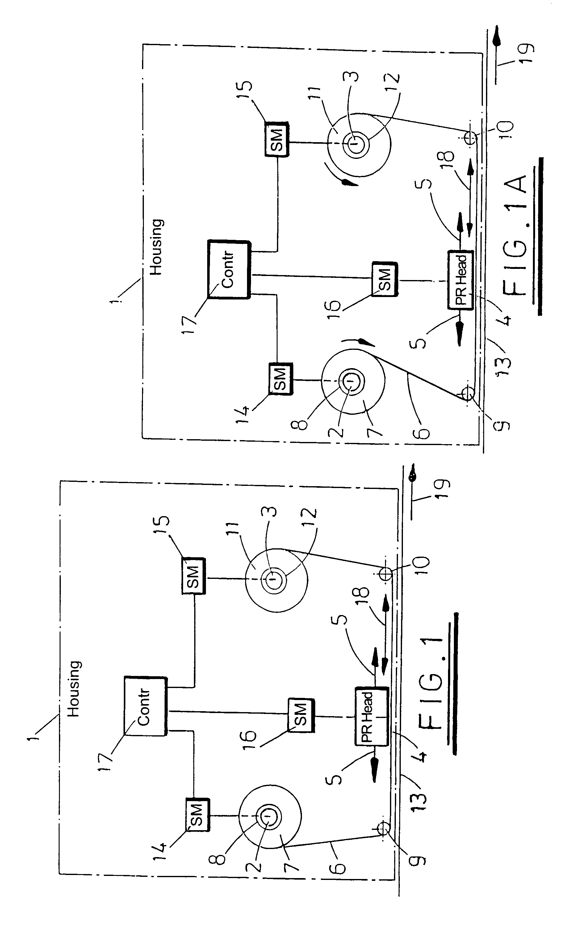 Tape drive and printing apparatus