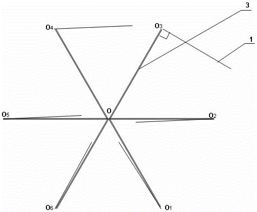 Offset vertical axis wind turbine with limited rotation of blades