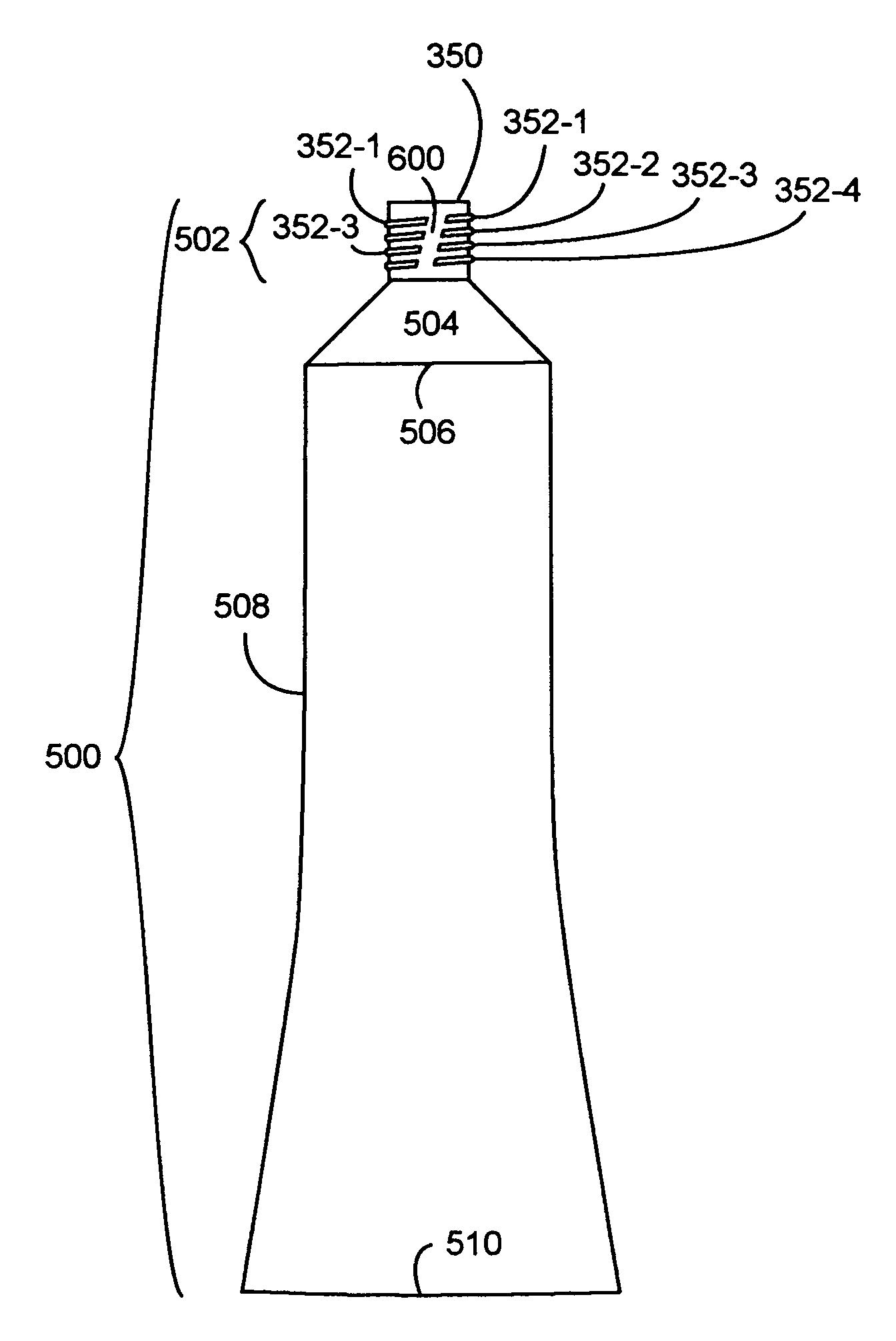 Apparatus and method for open thread, reusable, no-waste collapsible tube dispensers