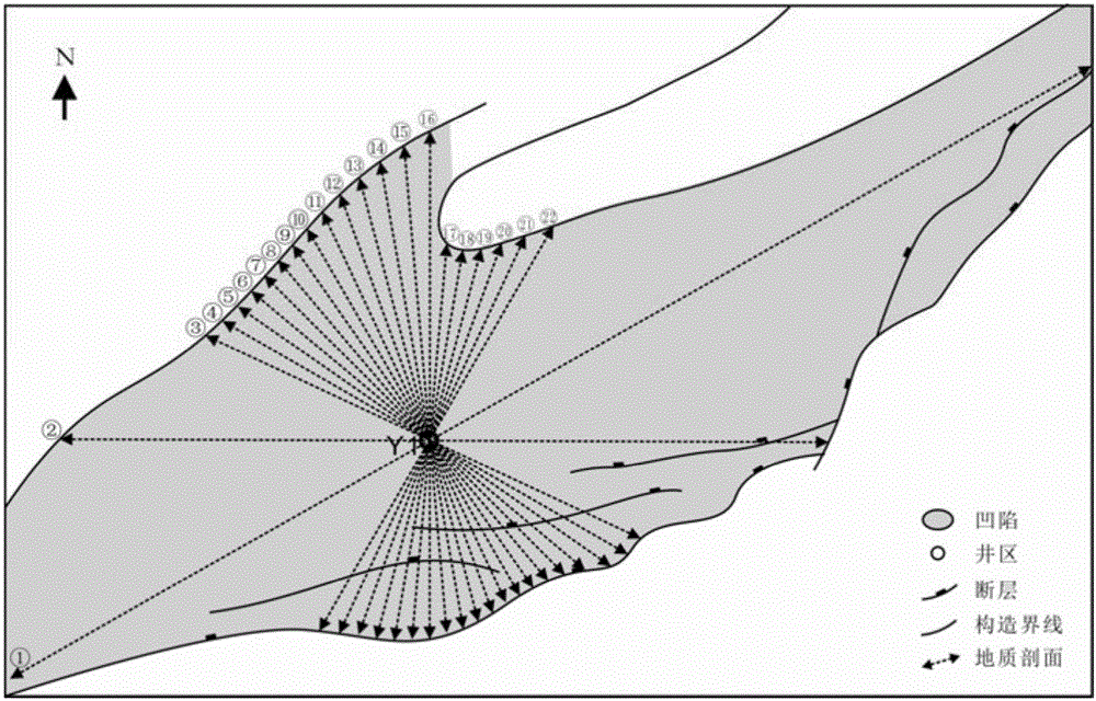 Method and device for determining superimposed basin tectonic dynamic evolution characteristics