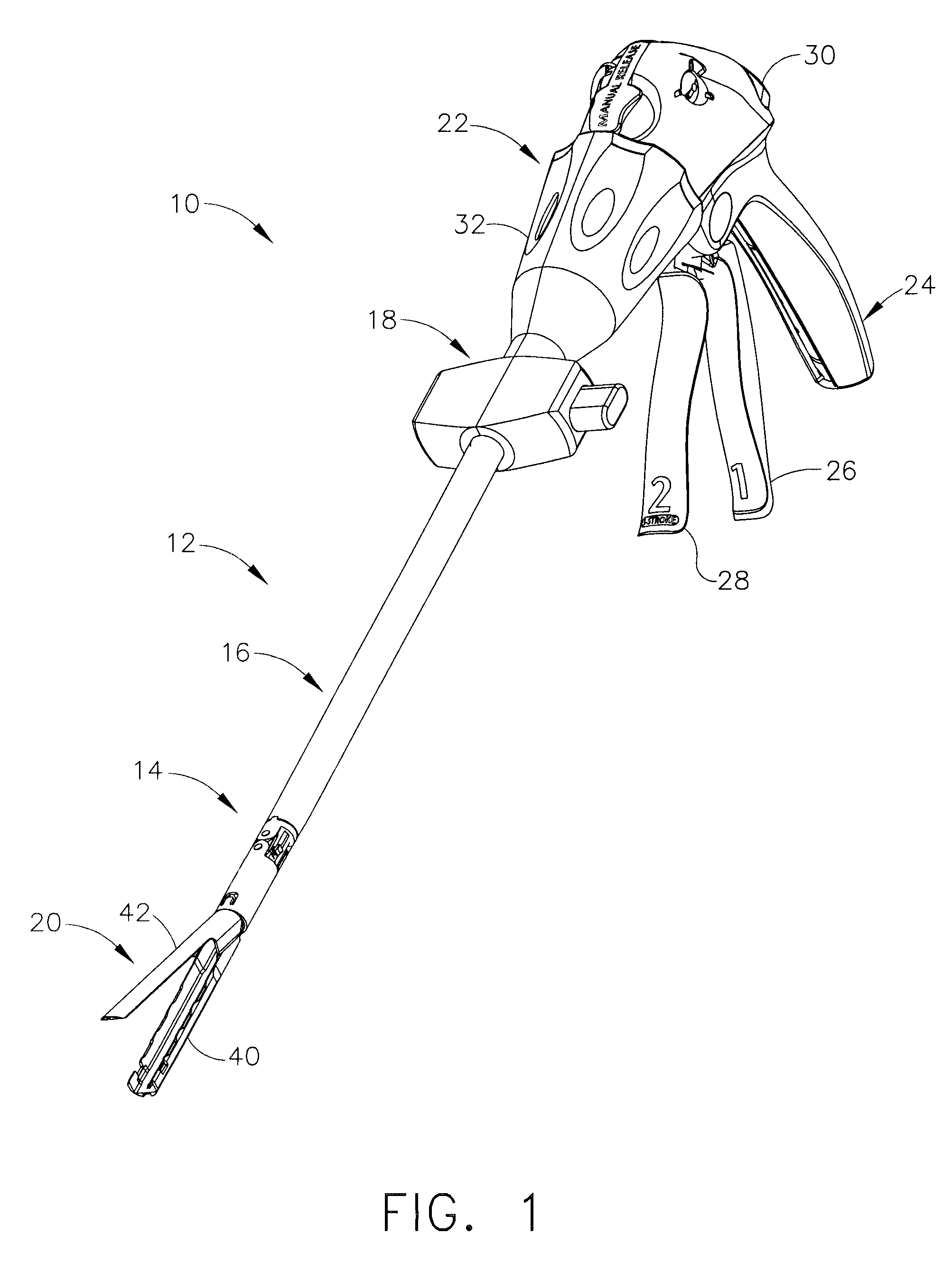 Surgical instrument with articulating shaft with single pivot closure and double pivot frame ground