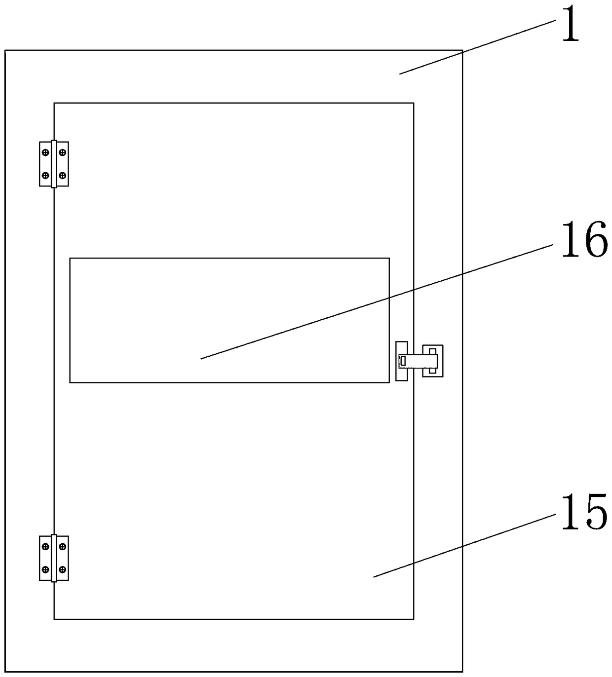 Water flow metering device with positioning function