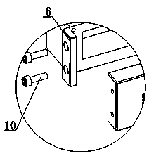 A clamping device for calcining processing of scalpels