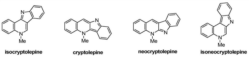 A kind of method for synthesizing indole quinoline compounds