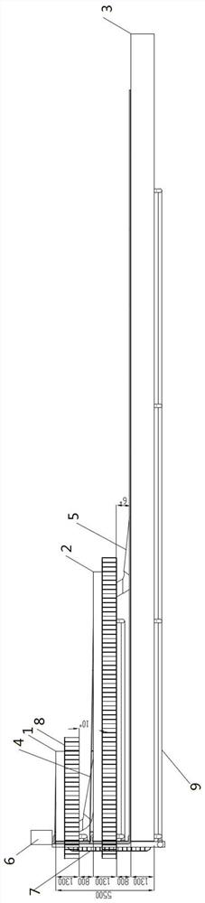 Vertical shrimp culture system and culture method