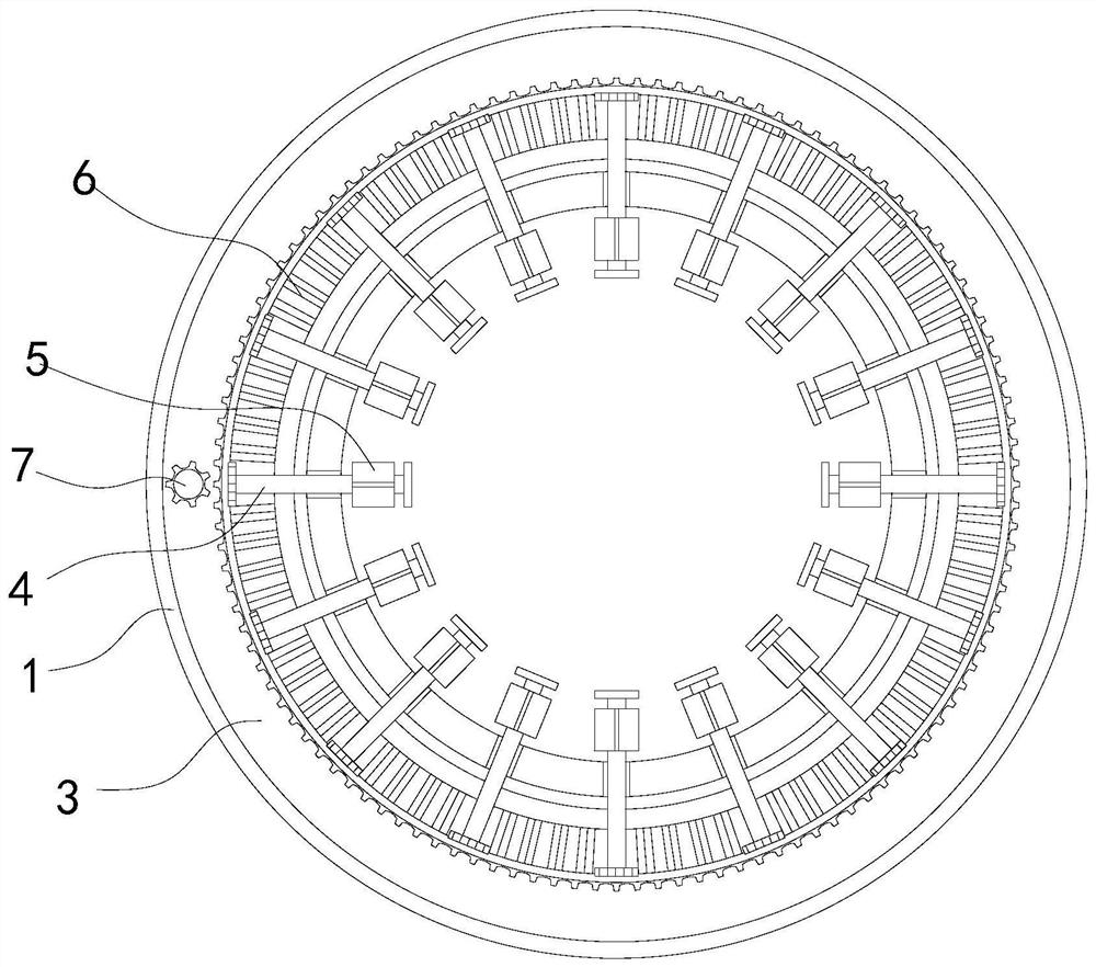 A self-adaptive polishing device for special-shaped iron crafts