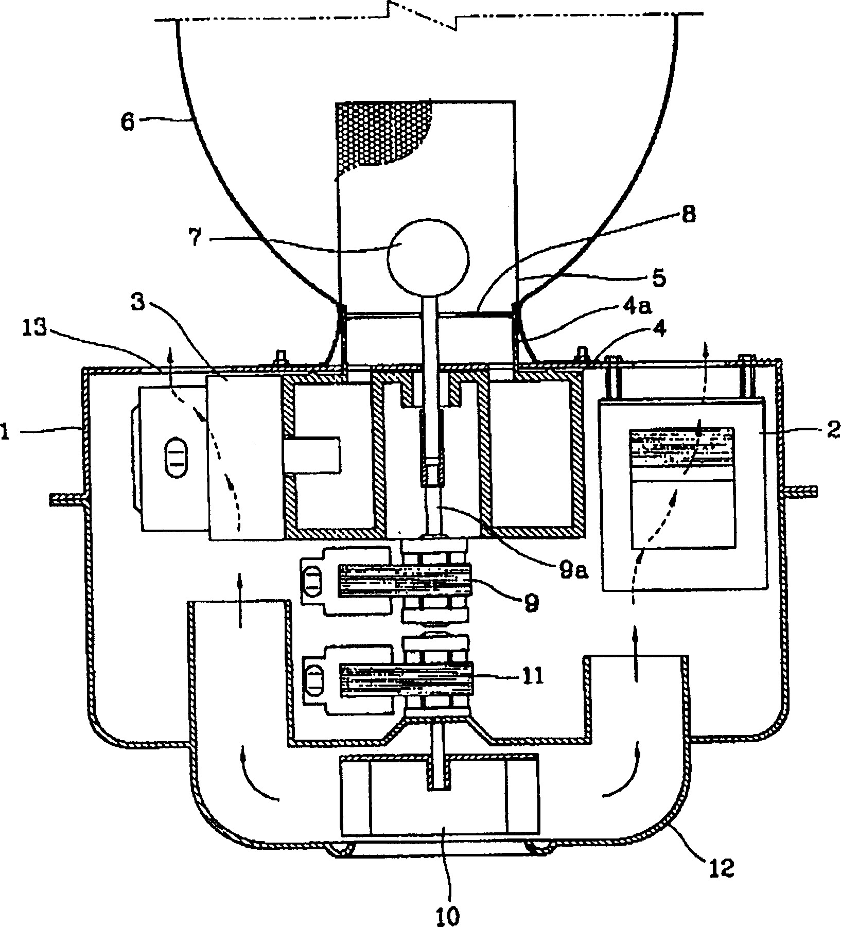 Plasma lamp structure of microwave illuminating apparatus