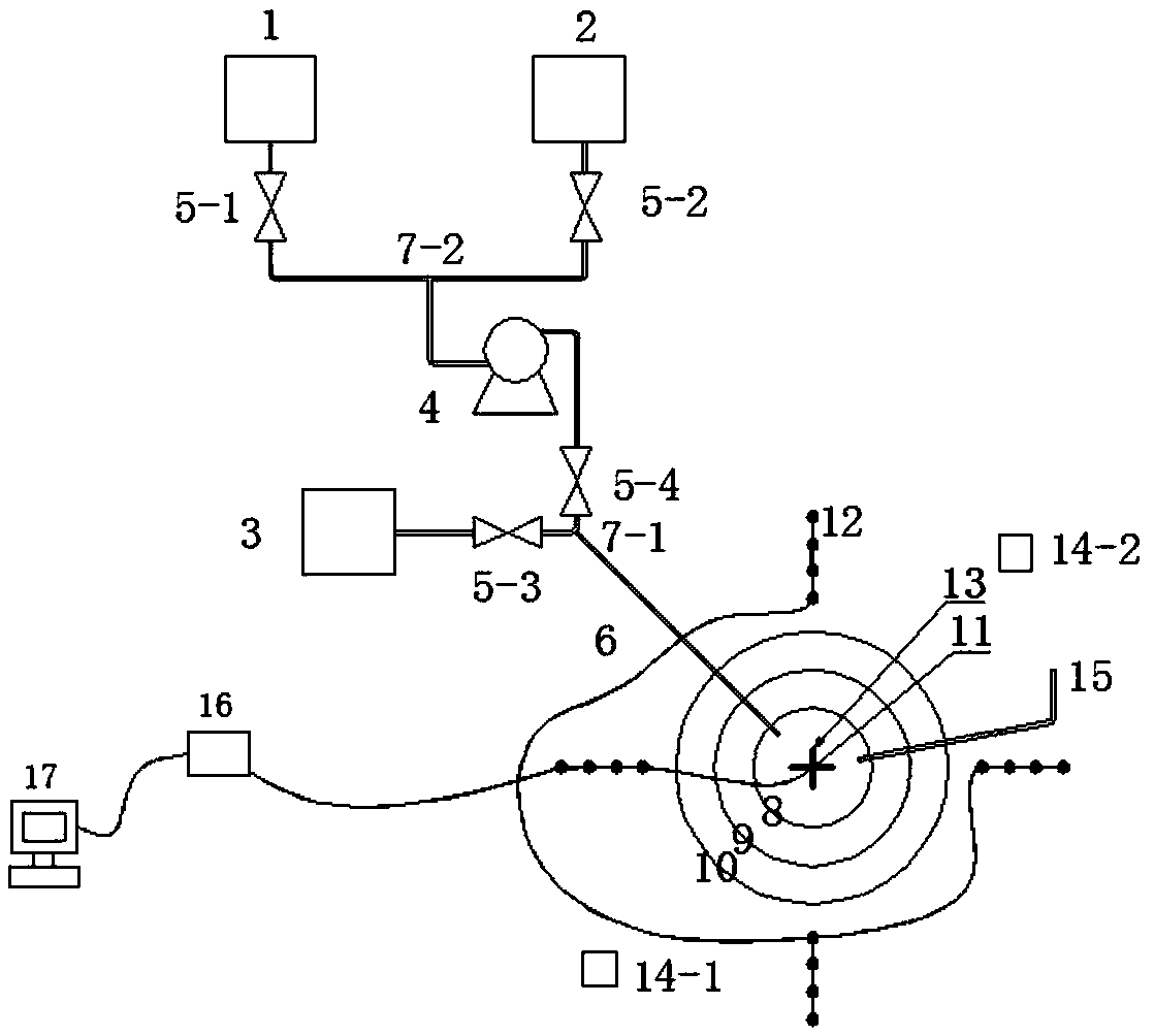 Experimental system for testing tank pool fire characteristics