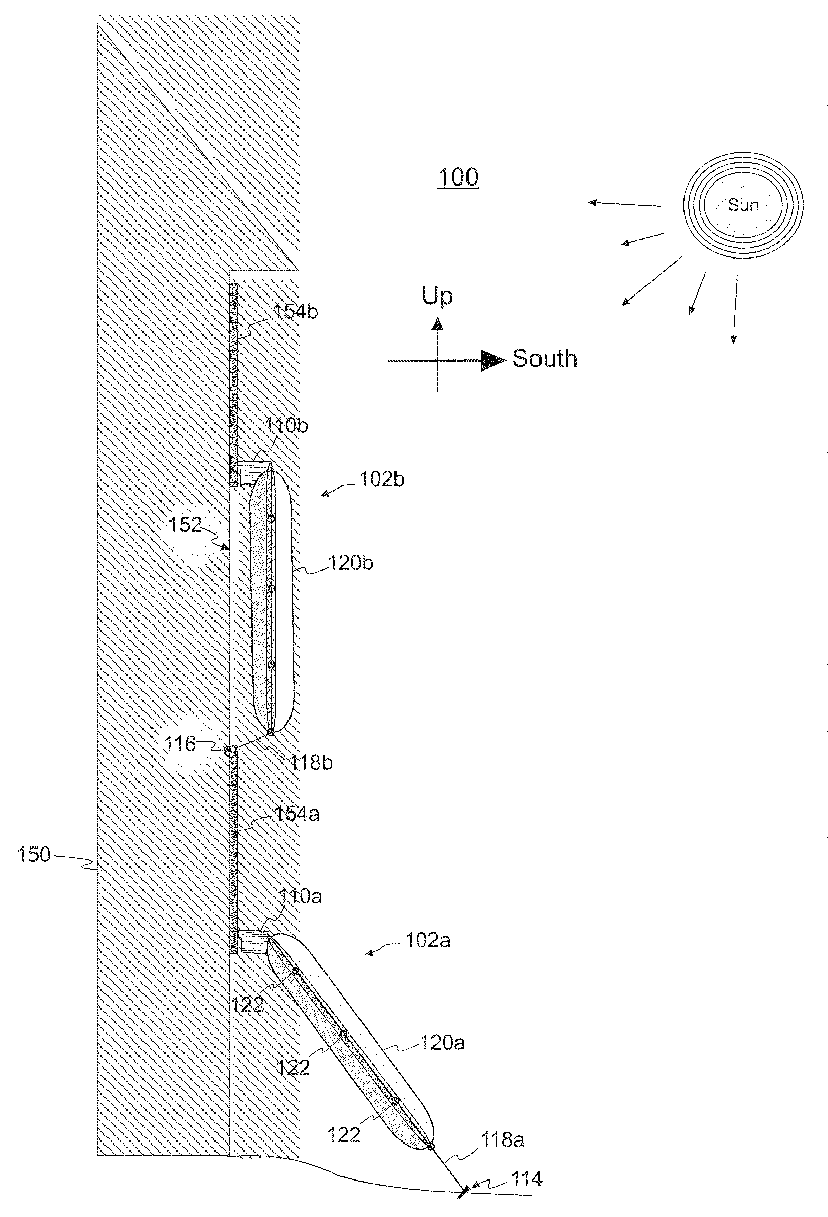 Portable solar-heating system having an inflatable solar collector