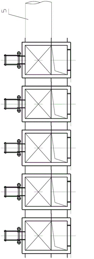 Connecting device of furnace end smoke collection pipeline