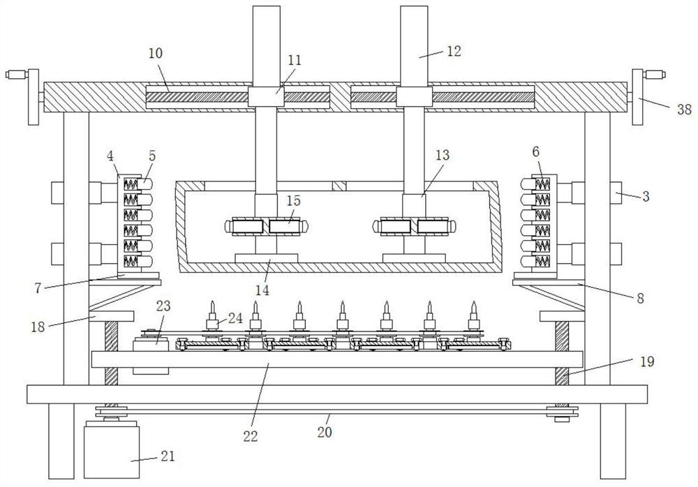 A high-efficiency processing equipment for instrument panel chassis holes