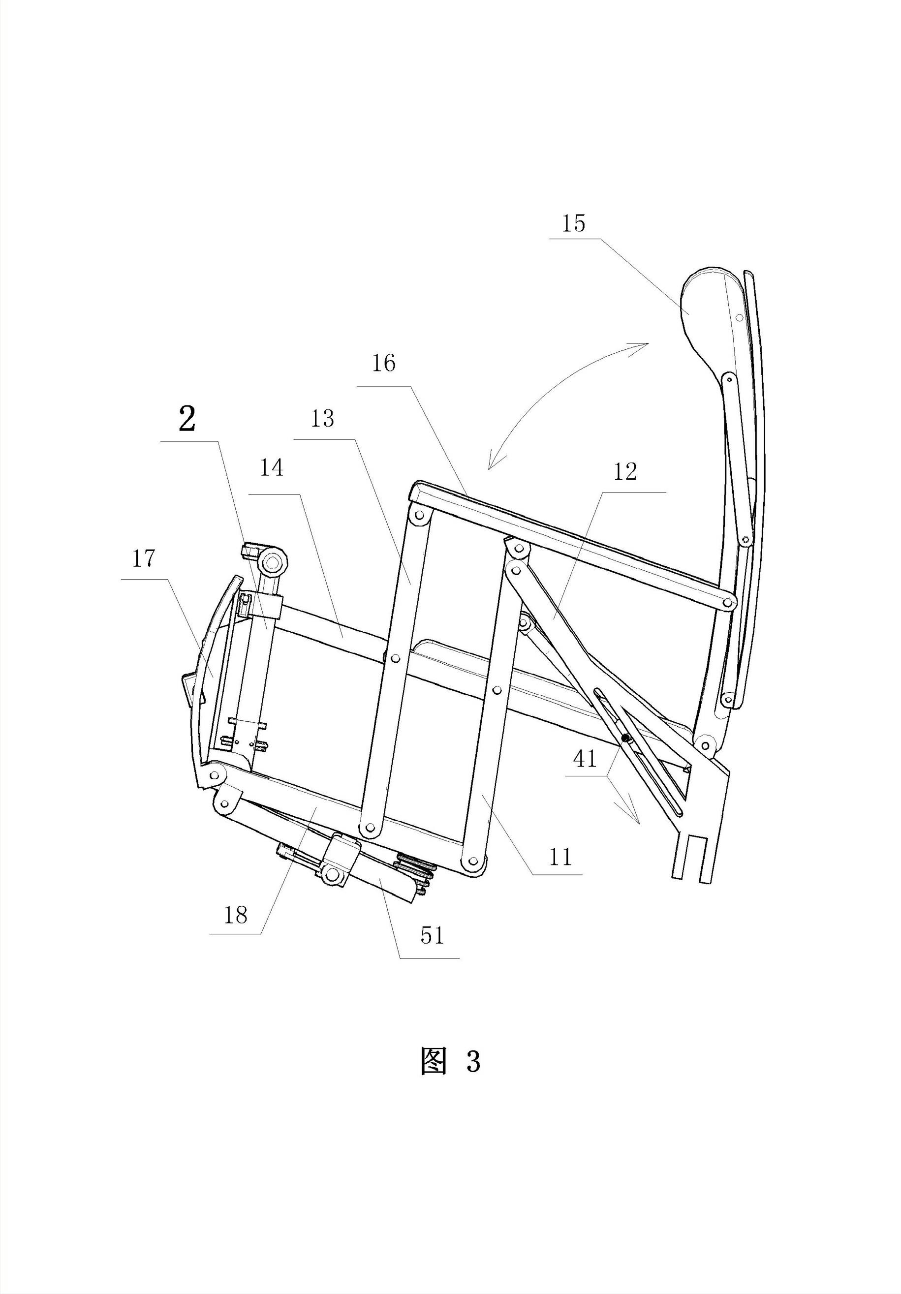 Foldable electric wheelchair