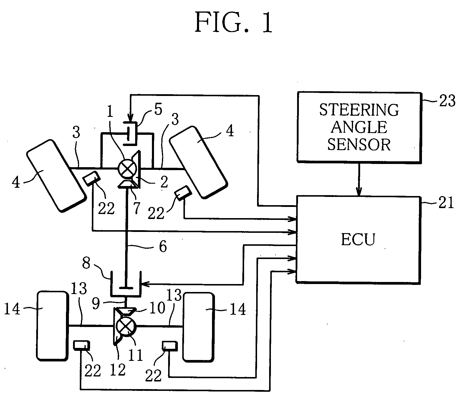 Differential Limiting Control Apparatus For Four-Wheel Drive Vehicle