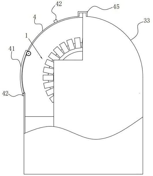 Stable and efficient disc tool magazine