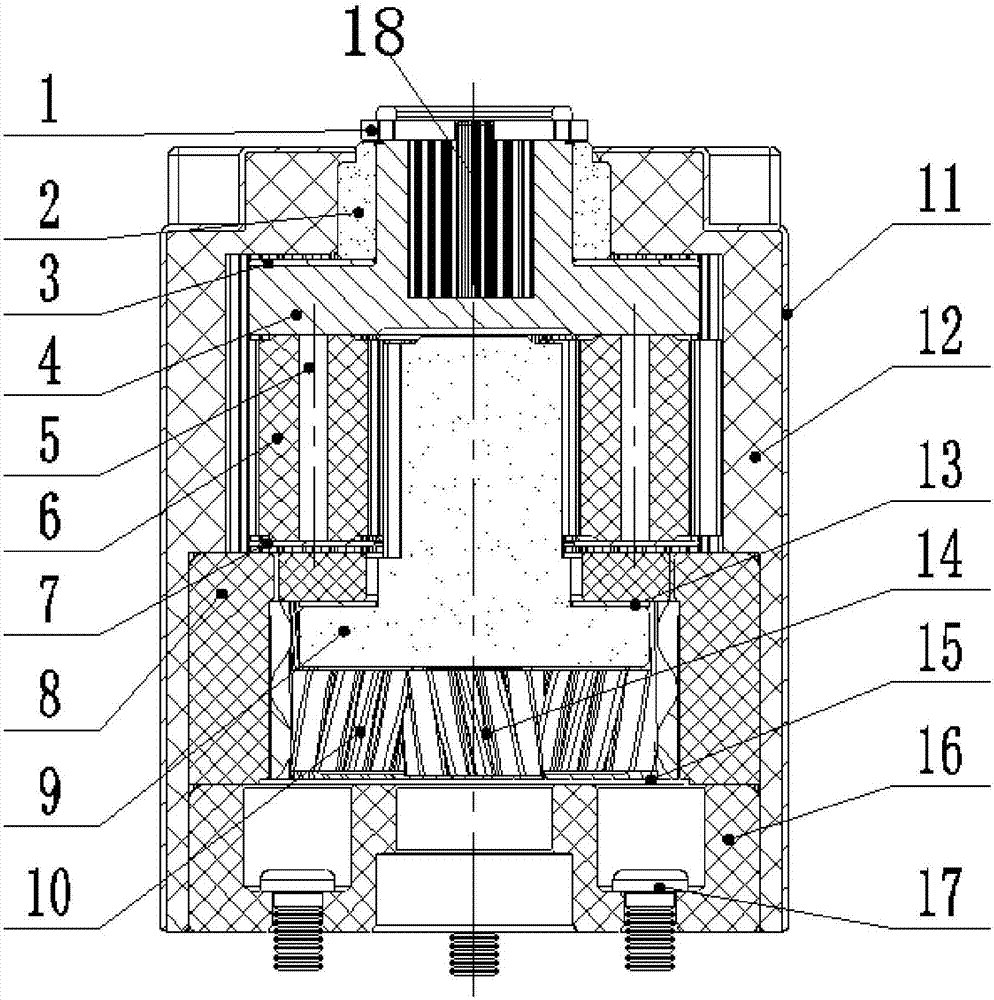 Anti-release structure of automatic elevating deceleration motor for tail gate of three-box car