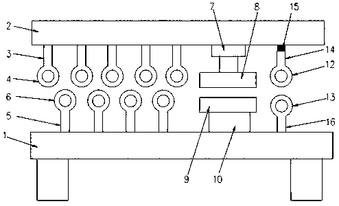 Straightening device for processing steel wire rope