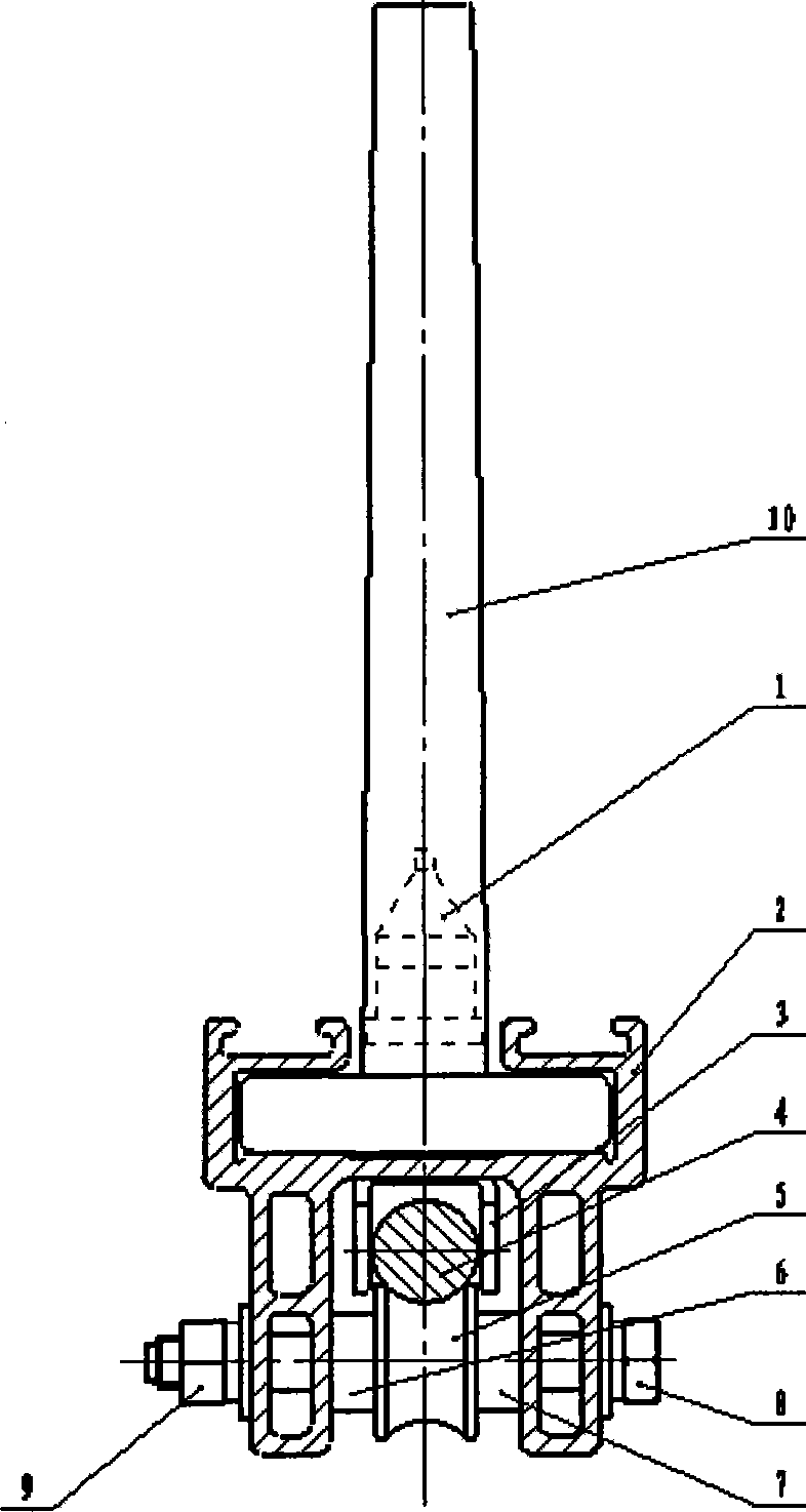 Cam conveying guide rail for doffer of ring spinning frame