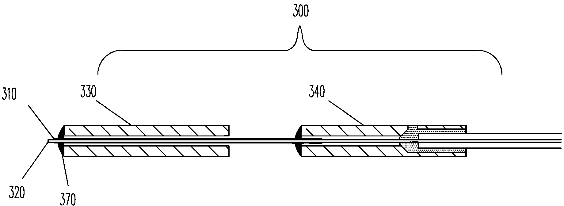 Accurate alignment fixing structure and alignment fixing method of optic fiber of photoelectron device