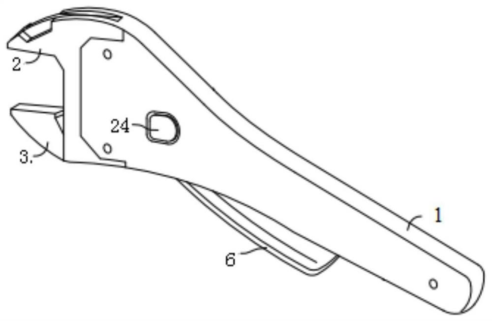 Single-hand ratchet wheel open spanner