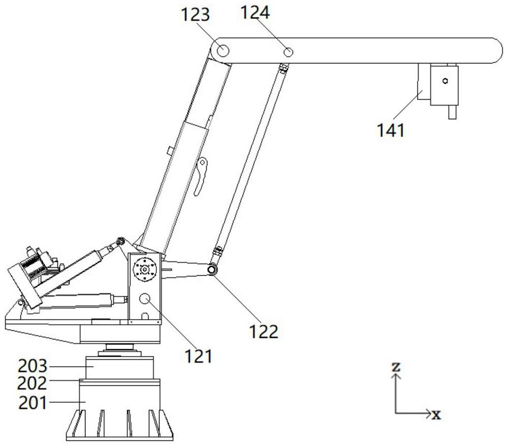 A five-axis robot with electric gripper