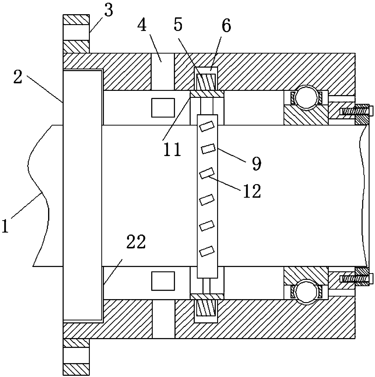 Squirrel-cage elastic support bearing capable of improving installation accuracy