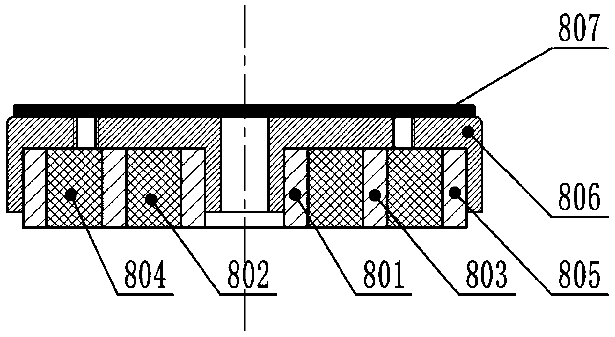 A high load and low loss inertia type superconducting magnetic levitation micro force measuring device