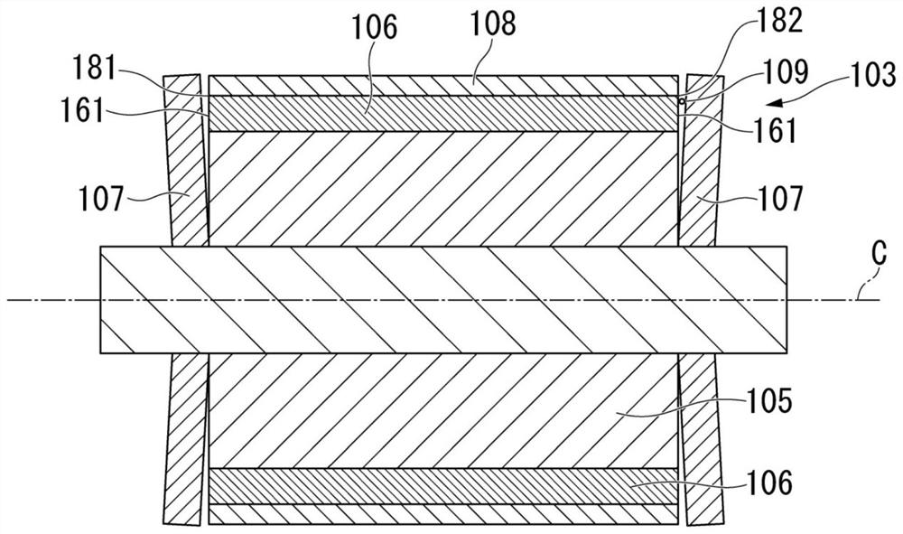 Rotor and surface-magnet-type rotating electrical machine