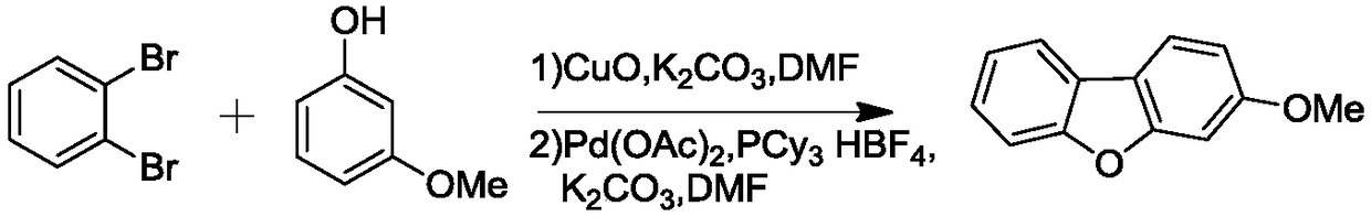 Dibenzofuran derivative and preparation method thereof