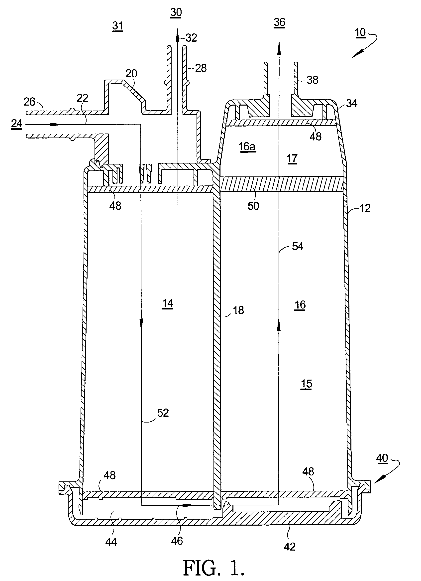Resilient sling for mounting a carbon monolith in an evaporative emissions canister