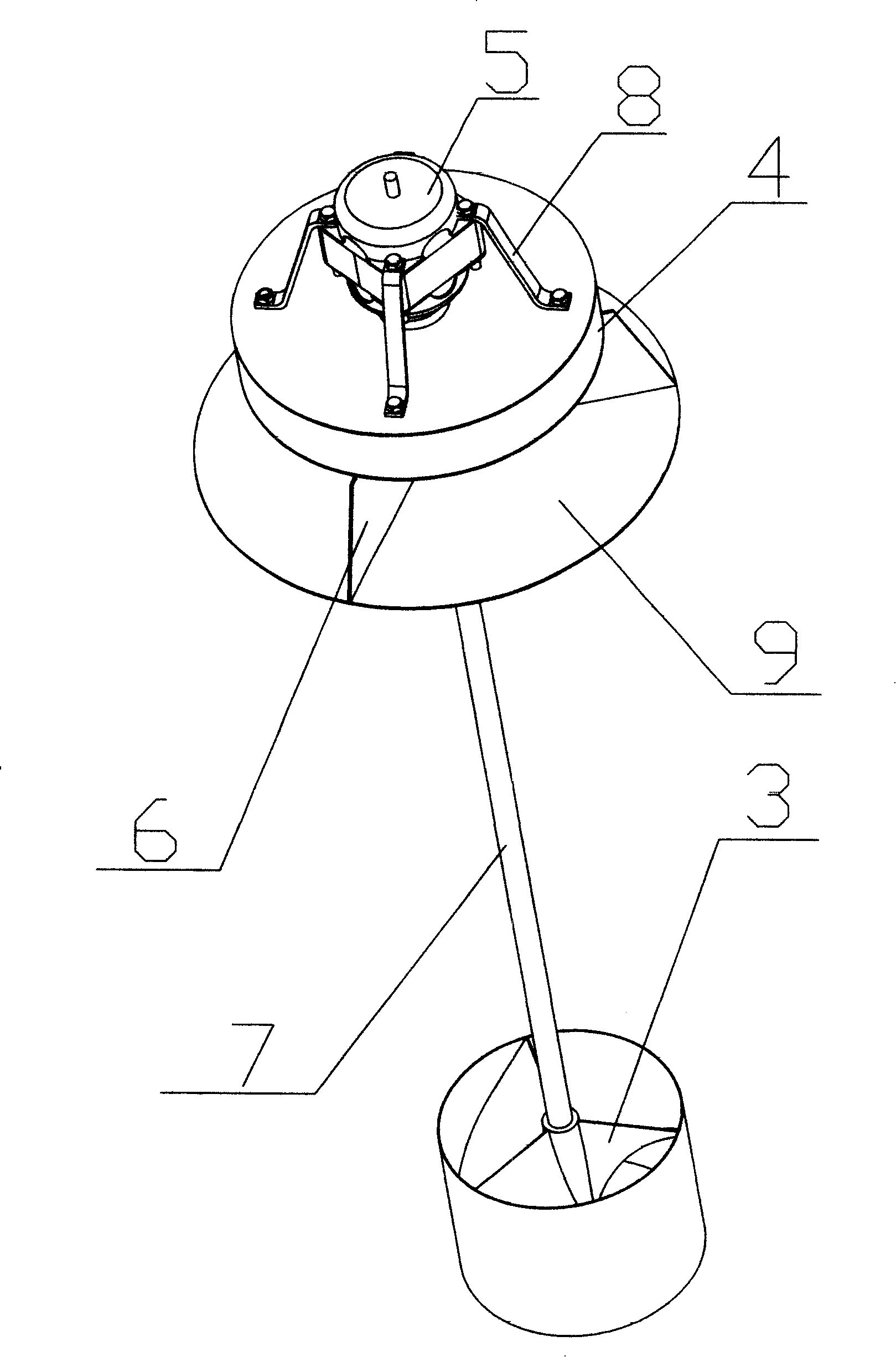 Method and apparatus for generating power using ocean wave energy
