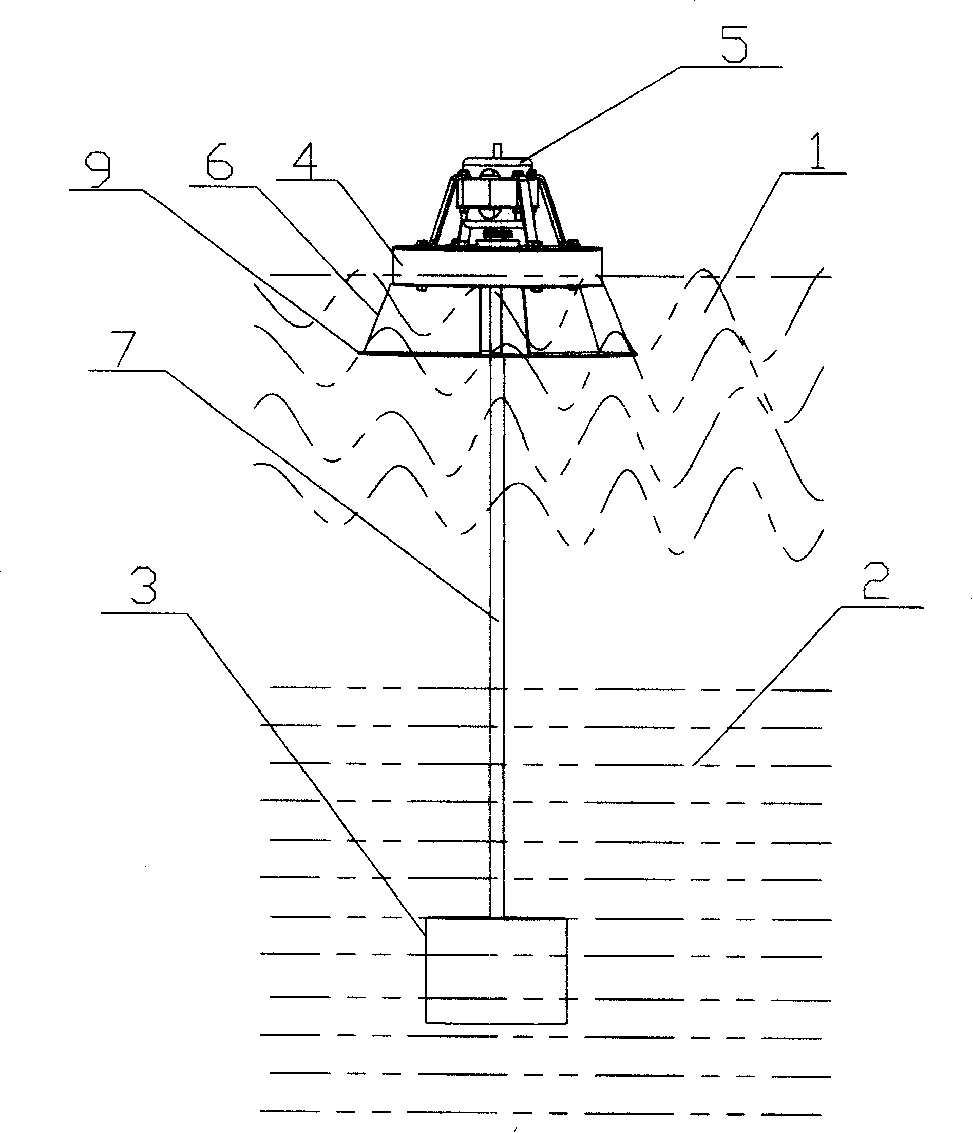 Method and apparatus for generating power using ocean wave energy