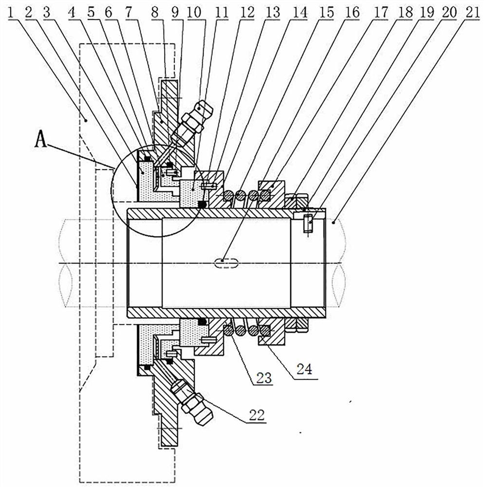 Parallel dual-end-surface mechanical seal