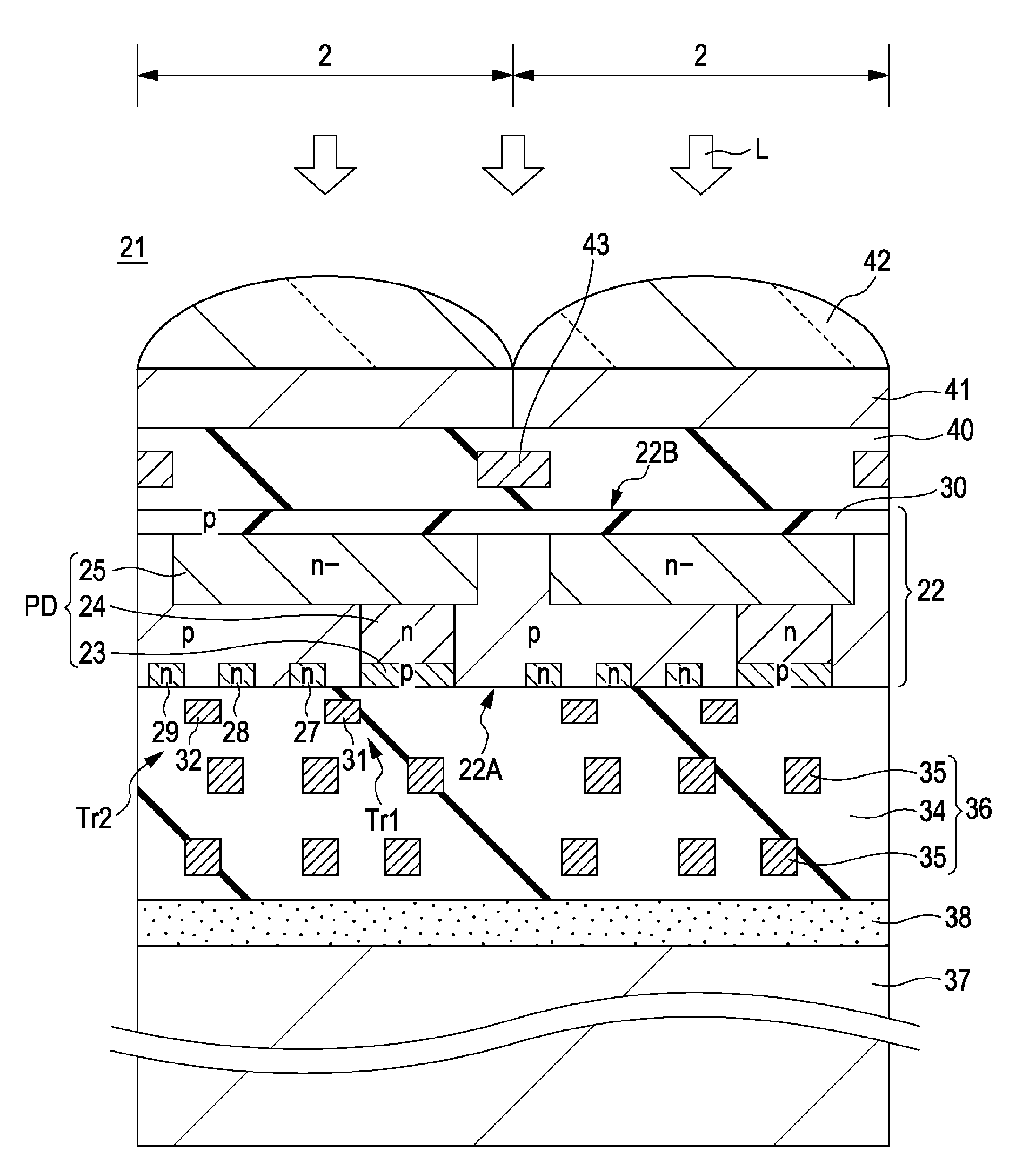 Solid-state imaging device, method for manufacturing the same, and electronic apparatus