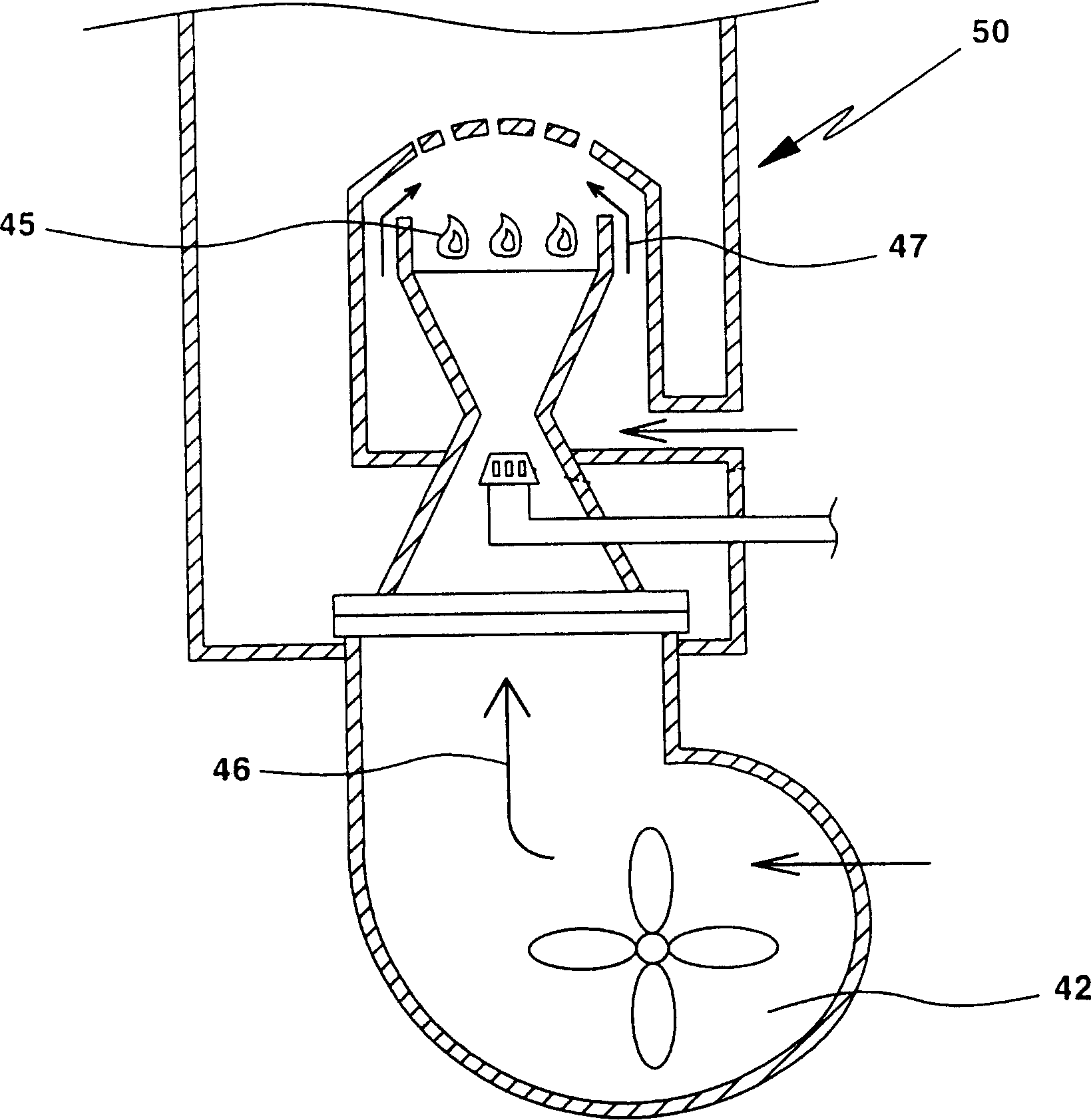 Gas burner capable of multilevel controlled
