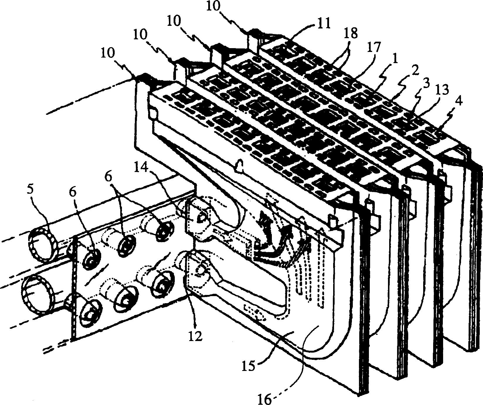 Gas burner capable of multilevel controlled