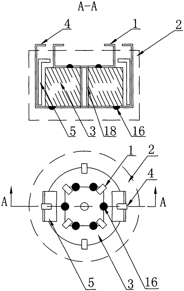 Power electronic capacitor for low-inductance light caseless vehicle