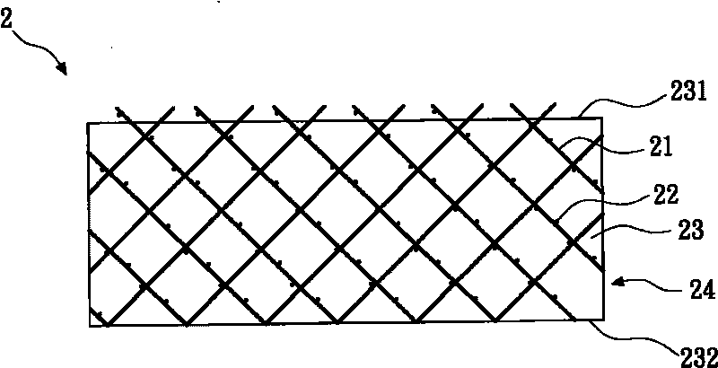 Polishing pad with abrasive grains and manufacturing method thereof