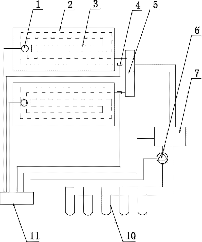 Tropical fish breeding system with ground source heat pump