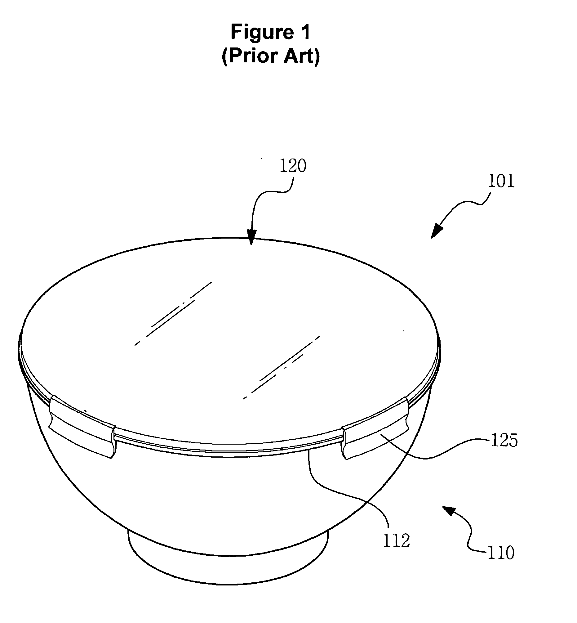 Lid for airtight container