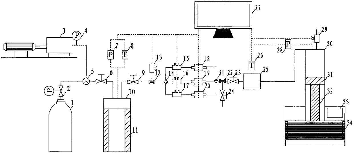 A Coal Sample Gas Negative Pressure Desorption Experimental System