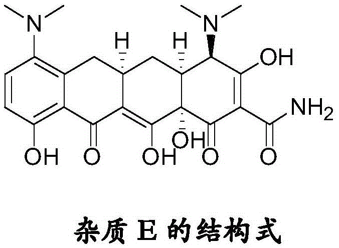 Stereoselective preparation method of tigecycline impurity
