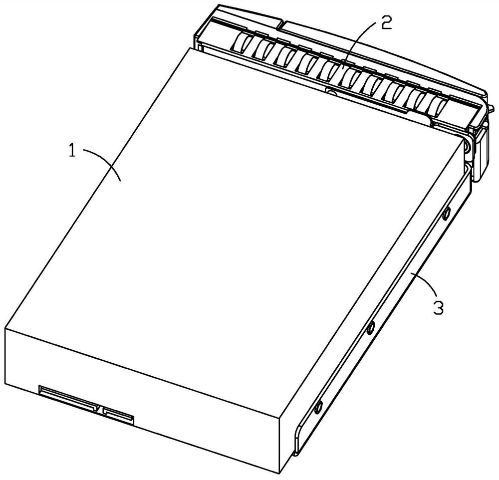 Tool-free assembled hard disk device